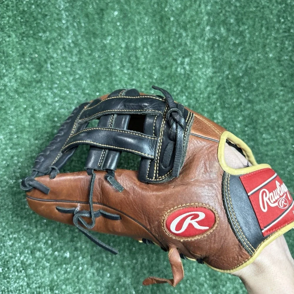 Rawlings Sandlot S1275H 12.75" Glove Baseball Softball LHT Pro Gold Mike Trout - Picture 3 of 14